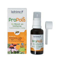 Ladrome Propolis keel- en mondspray bio 30.00 Milliliter