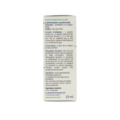 Ladrome Eucalyptus globulus olie bio 10.00 Milliliter