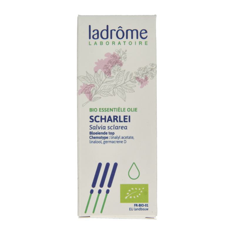 Ladrome Scharlei olie bio 10 Milliliter
