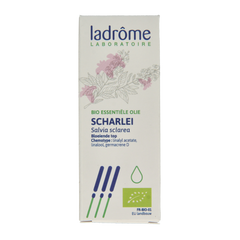 Ladrome Scharlei olie bio 10.00 Milliliter