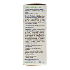 Ladrome Scharlei olie bio 10.00 Milliliter