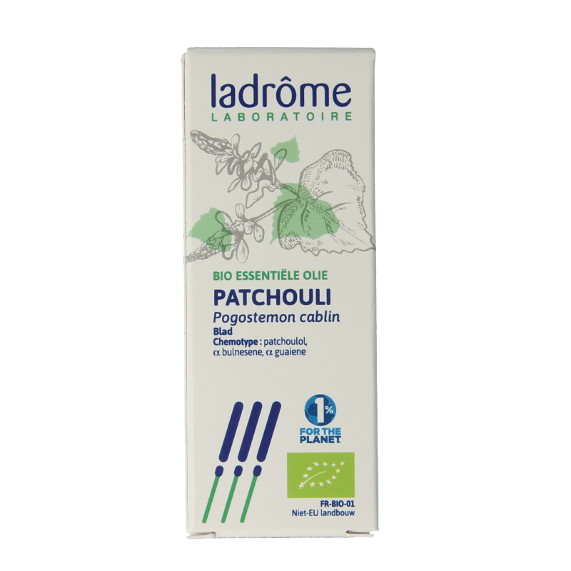 Ladrome Patchouli olie bio 10 Milliliter