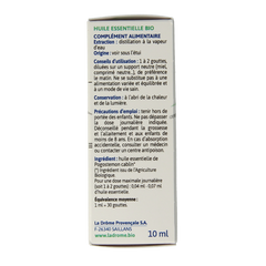 Ladrome Patchouli olie bio 10 Milliliter