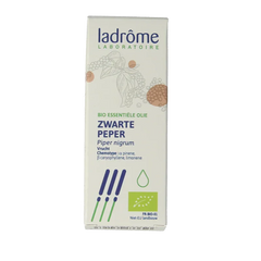 Ladrome Zwarte peper olie bio 10 Milliliter