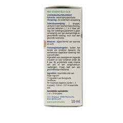 Ladrome Zwarte peper olie bio 10.00 Milliliter