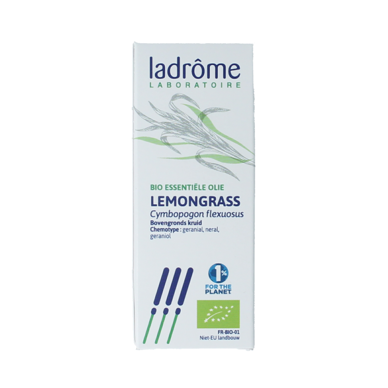 Ladrome Lemongrass olie bio 10.00 Milliliter