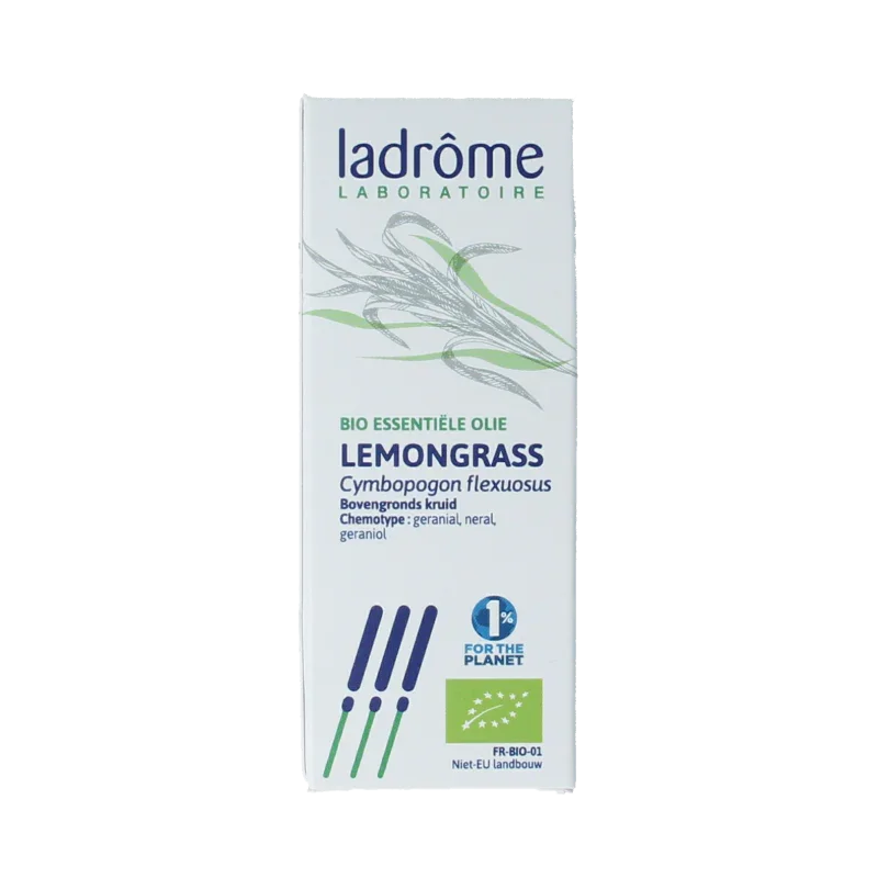 Ladrome Lemongrass olie bio 10 Milliliter
