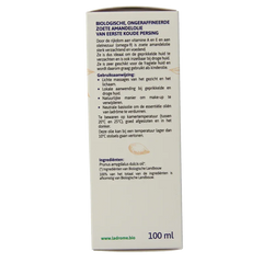 Ladrome Amandelolie zoet 100 Milliliter
