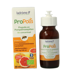 Ladrome Propolis pompelmoes pit concentraat bio 50 Milliliter