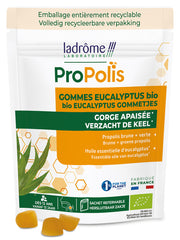 Ladrome Propolis eucalyptus gommetjes doypack bio 45.00 Gram