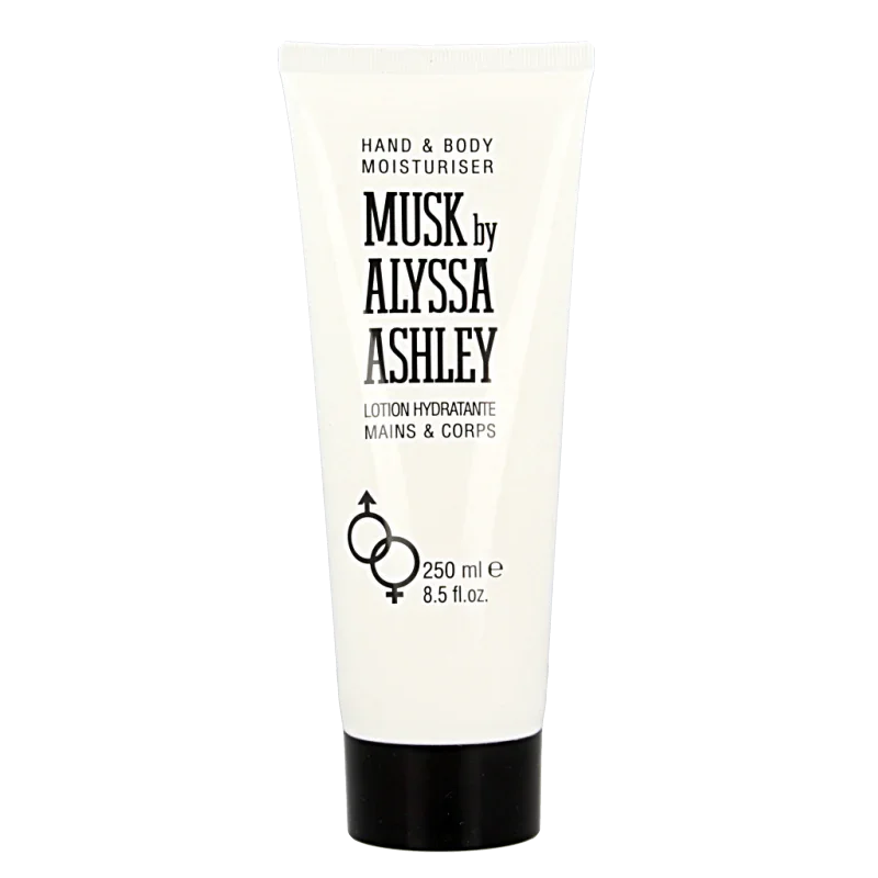 Alyssa Ashley Musk hand & body lotion tube 250 Milliliter