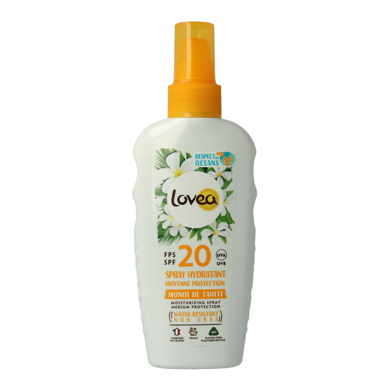 Lovea Moisturizing spray medium protection SPF20 150 Milliliter