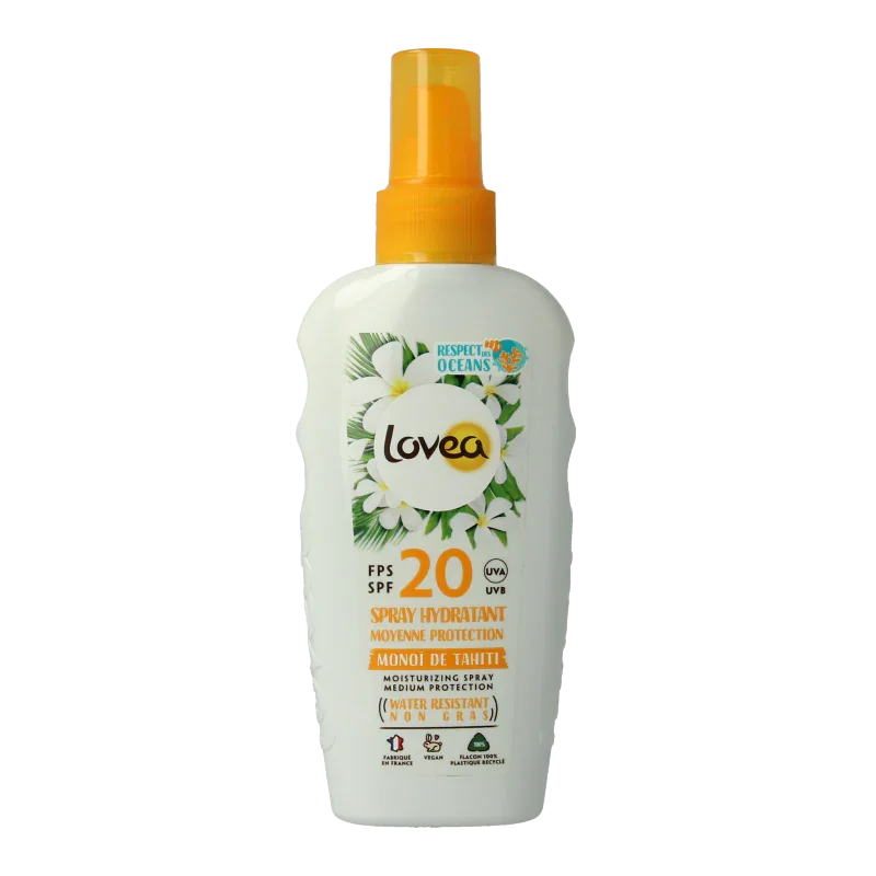 Lovea Moisturizing spray medium protection SPF20 150 Milliliter