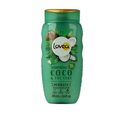 Lovea Shampoo coco & green tea 250 Milliliter