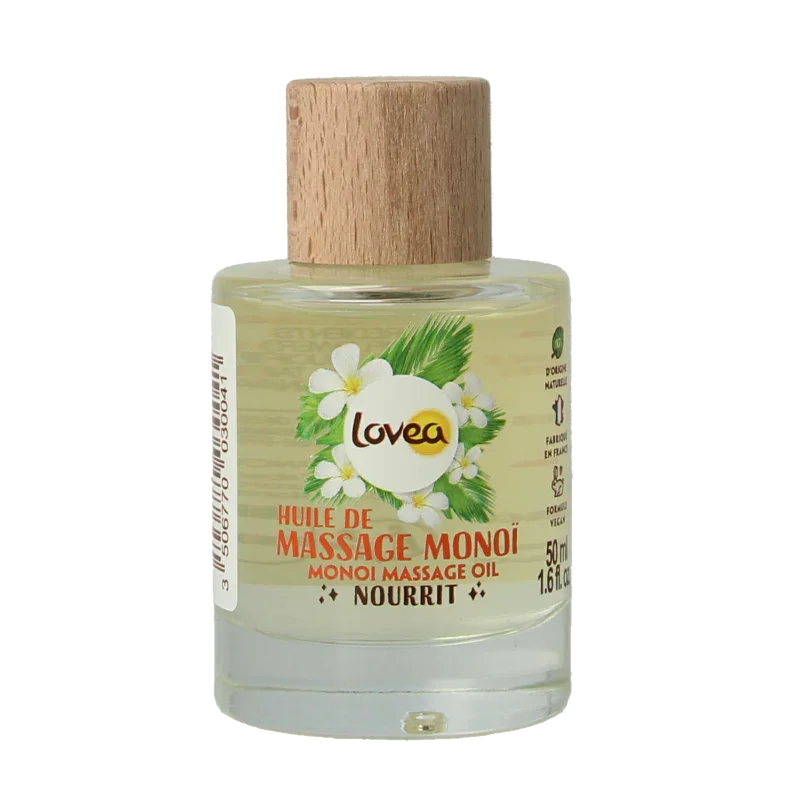 Lovea Monoi massageoil nourishing 50 Milliliter