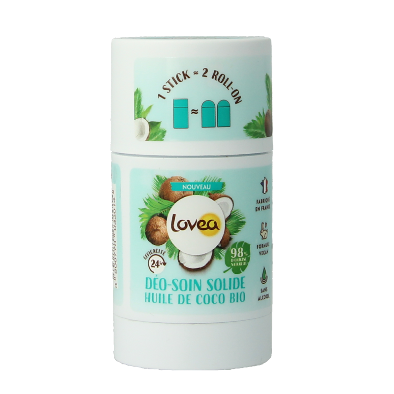 Lovea Solid deo care coconut oil organic 50 Gram