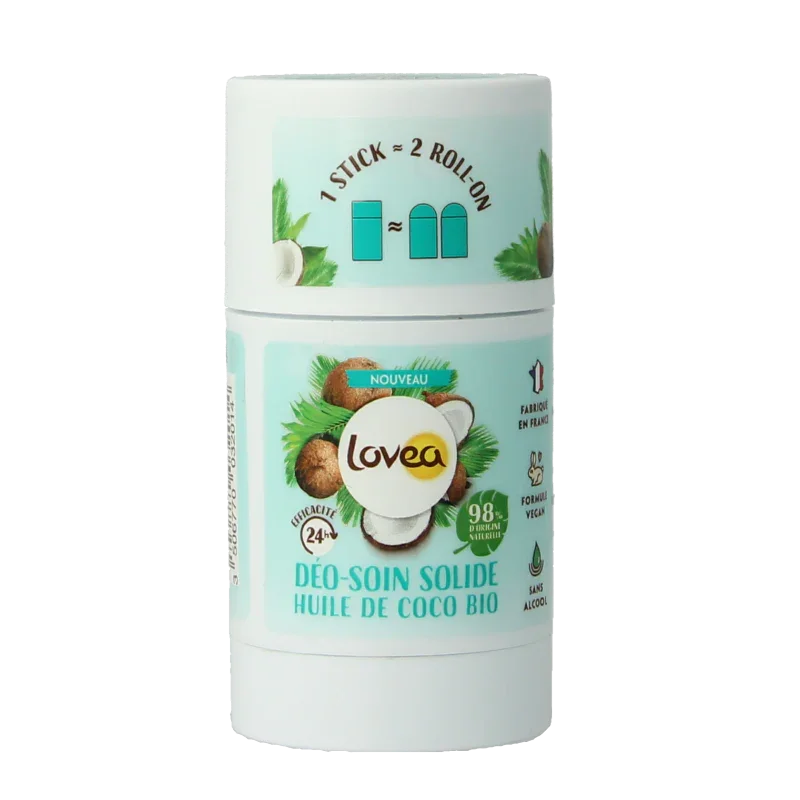 Lovea Solid deo care coconut oil organic 50 Gram