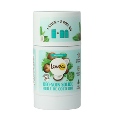 Lovea Solid deo care coconut oil organic 50.00 Gram