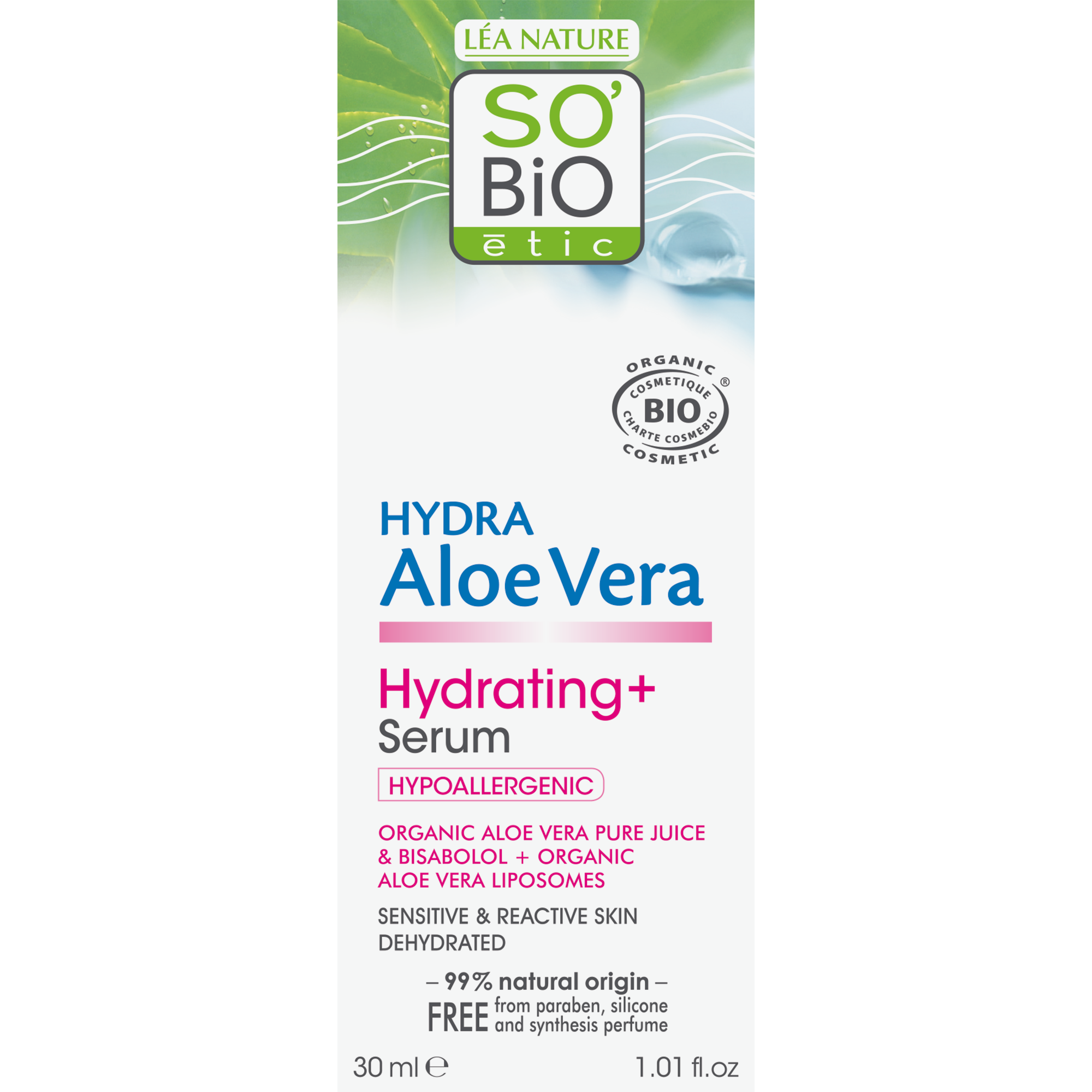 So Bio Etic Aloe vera serum 30.00 Milliliter