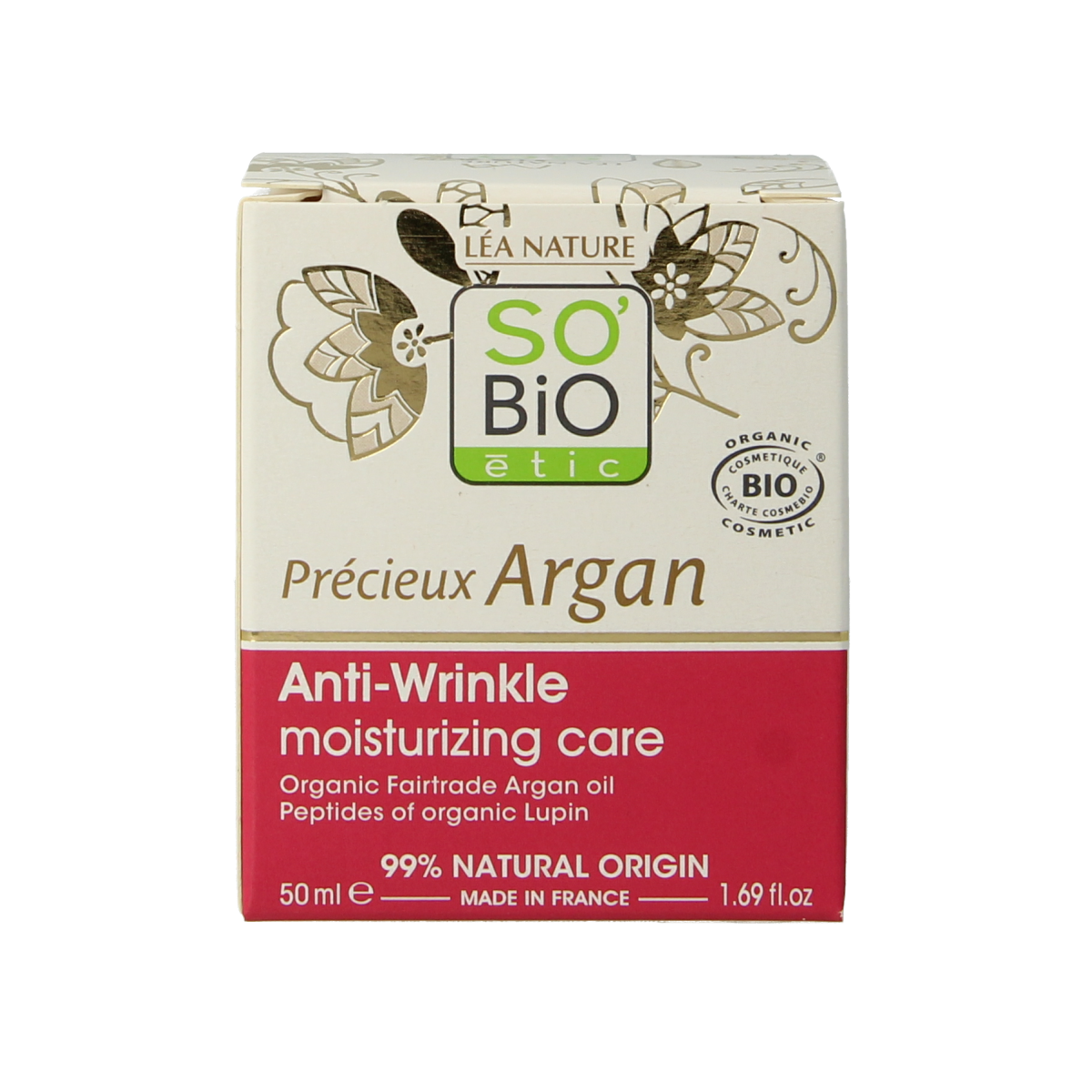 So Bio Etic Dagcreme moisturizing anti rimpel 50.00 Milliliter
