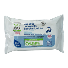 So Bio Etic Baby wipes micellair 70 Stuks