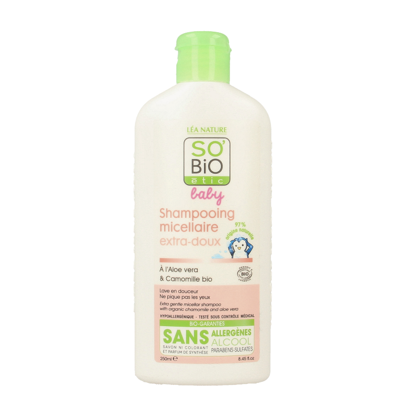 So Bio Etic Baby shampoo micellair 250 Milliliter