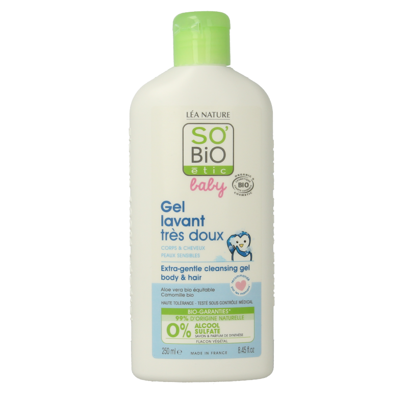 So Bio Etic Baby cleansing gel 250 Milliliter