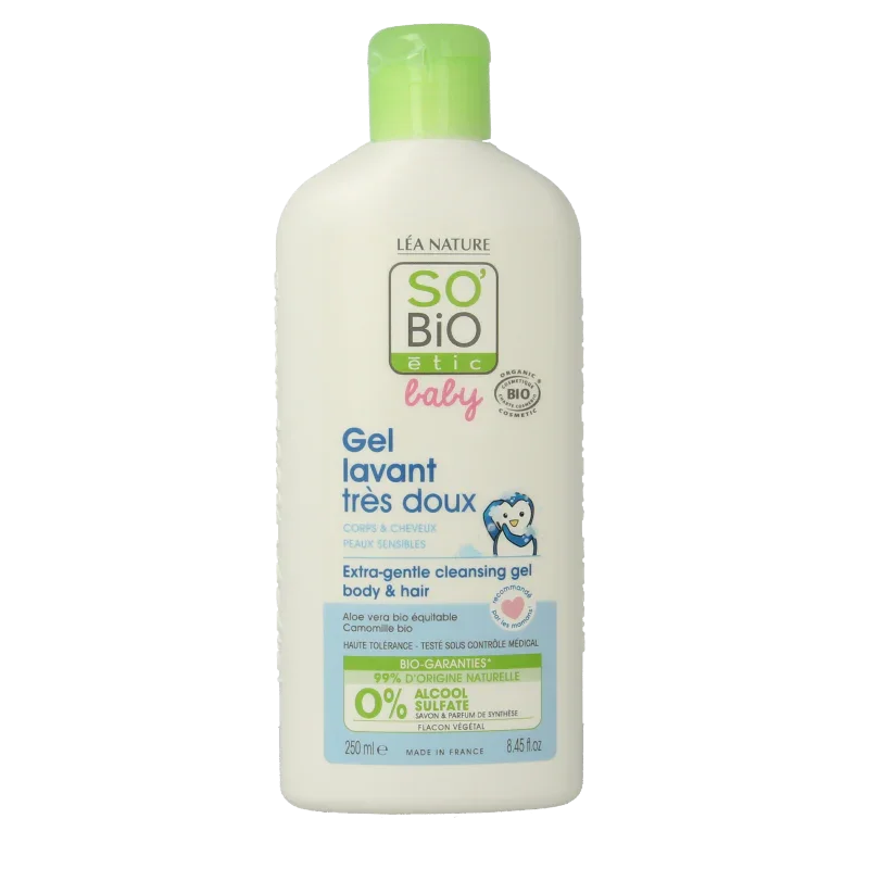 So Bio Etic Baby cleansing gel 250 Milliliter
