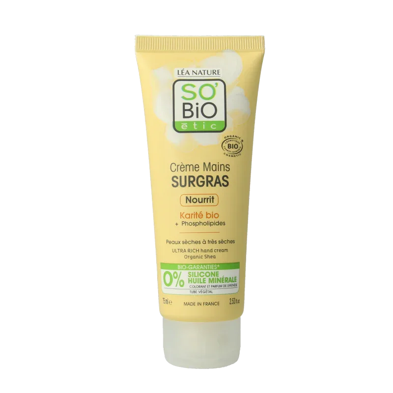 So Bio Etic Handcream shea butter 75 Milliliter