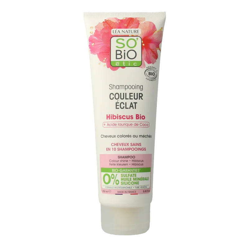 So Bio Etic Shampoo colour & shine hibiscus 250 Milliliter