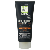 So Bio Etic Showergel for men 3 in 1 cedar 200 Milliliter