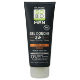 So Bio Etic Showergel for men 3 in 1 cedar 200 Milliliter