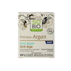 So Bio Etic Anti-aging night fluid 50 Milliliter