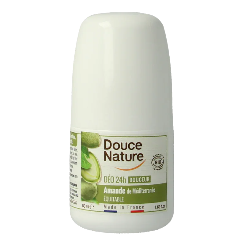 Douce Nature Deodorant roll on droge/gevoelige huid bio 50 Milliliter