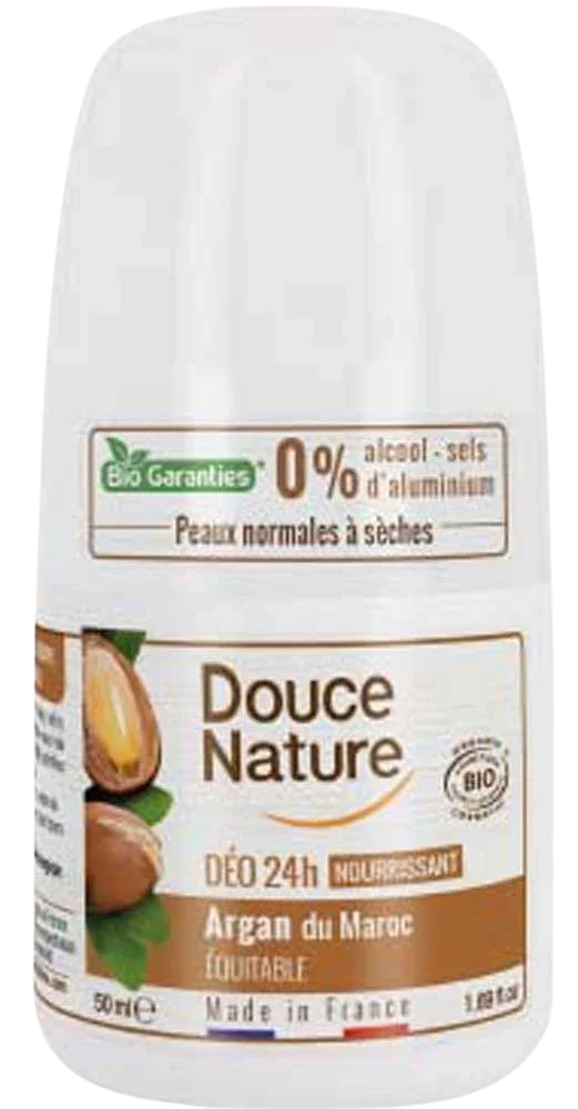 Douce Nature Deodorant roll on normale/droge huid bio 50 Milliliter