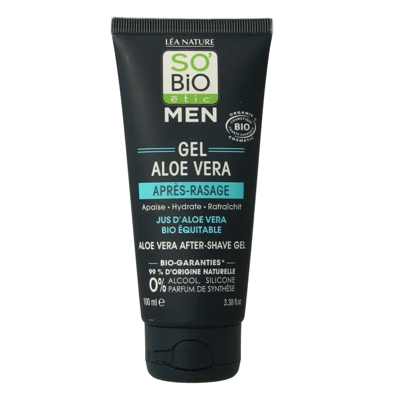 So Bio Etic For men aftershave gel aloe vera 100 Milliliter