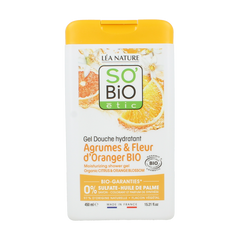 So Bio Etic Showergel citroen orange blossom 450 Milliliter