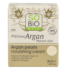 So Bio Etic Argan pearls nourishing cream 50 Milliliter