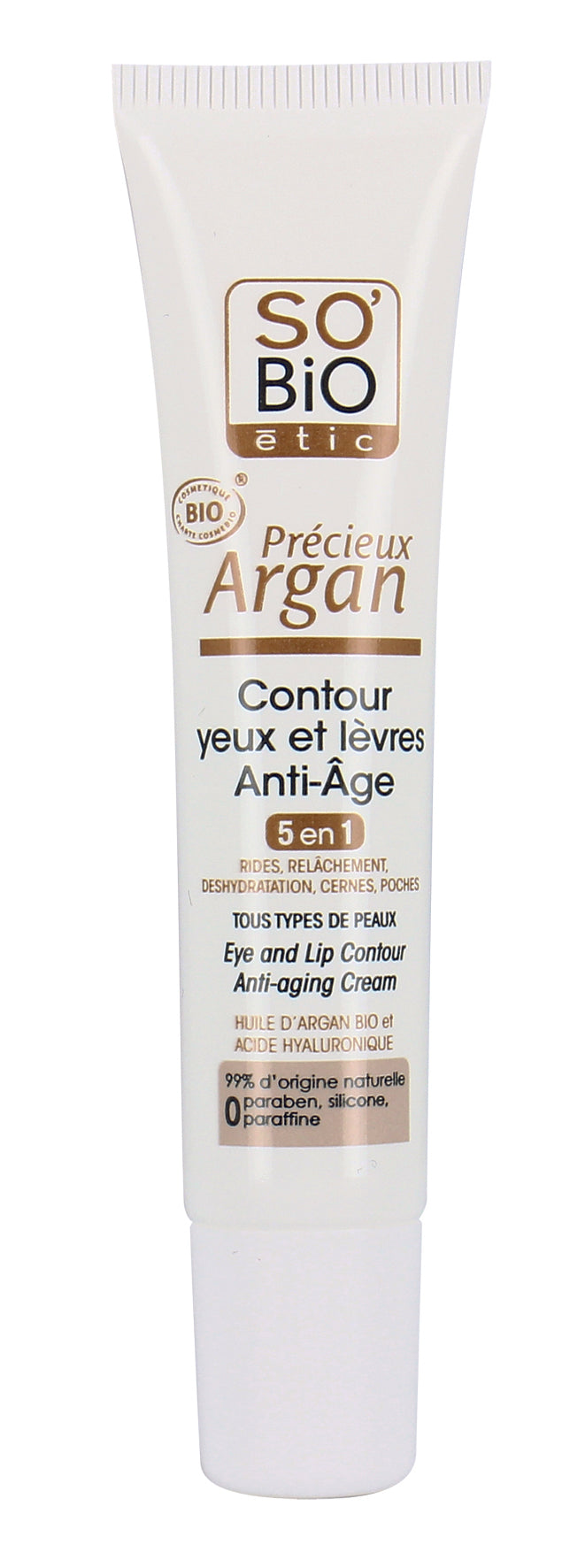 So Bio Etic Argan anti-aging eye lip contour 15 Milliliter