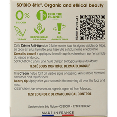 So Bio Etic Argan anti-aging day cream 50 Milliliter