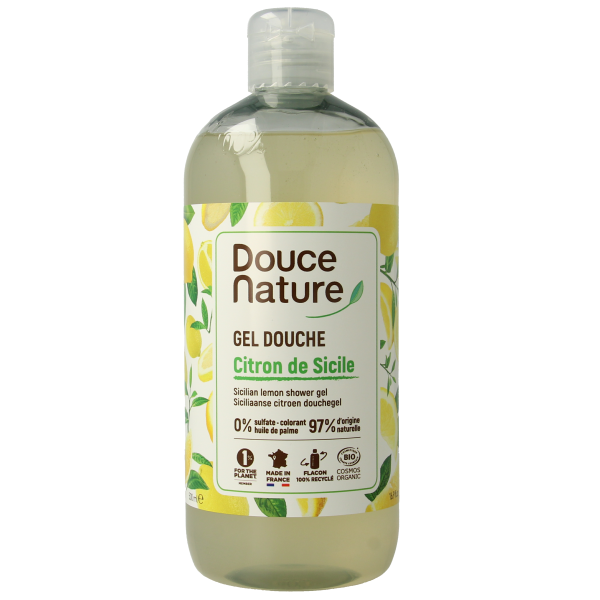 Douce Nature Douchegel Siciliaanse citroen 500.00 Milliliter