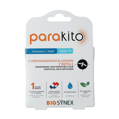 Parakito Anti mug armband navullingen 2 Stuks