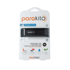 Parakito Anti mug armband volwassenen zwart 1.00 Stuks