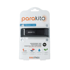 Parakito Anti mug armband volwassenen zwart 1 Stuks