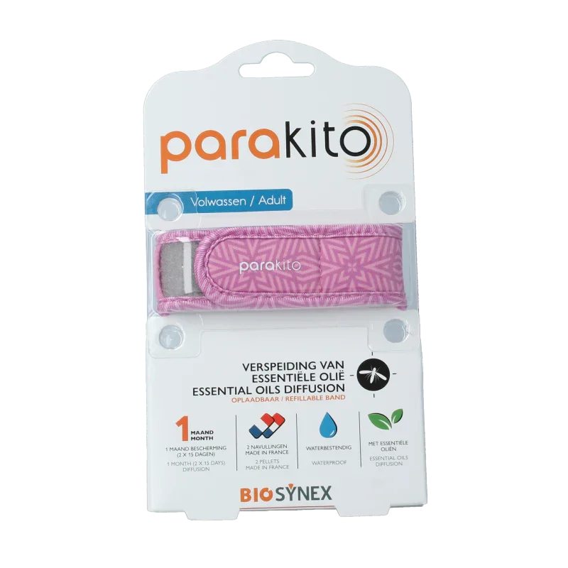 Parakito Anti mug armband volwassenen violet 1 Stuks