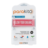 Parakito Anti mug armband volwassenen fuchsia 1 Stuks