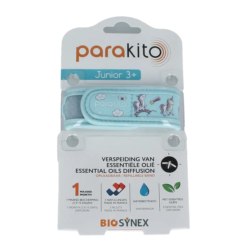 Parakito Anti mug armband junior eenhoorn 1 Stuks