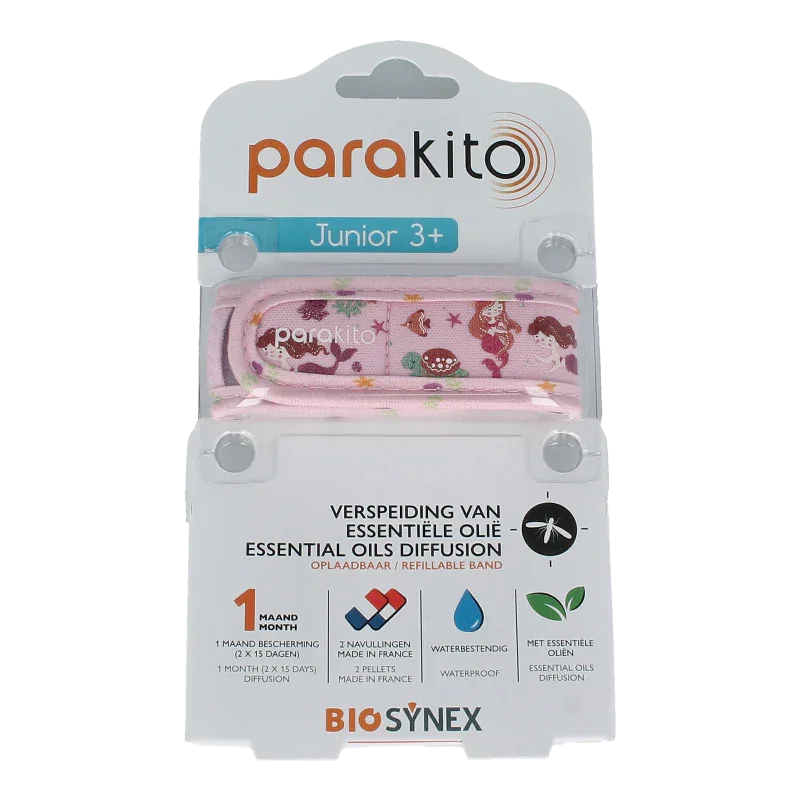 Parakito Anti mug armband junior zeemeermin 1 Stuks