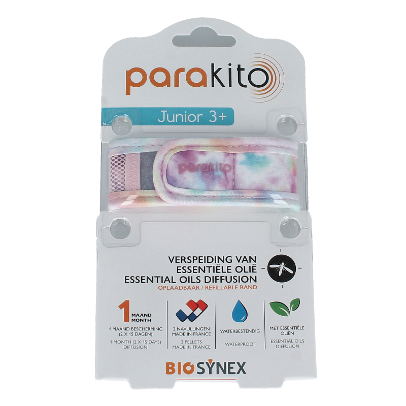 Parakito Anti mug armband junior tie dye 1 Stuks