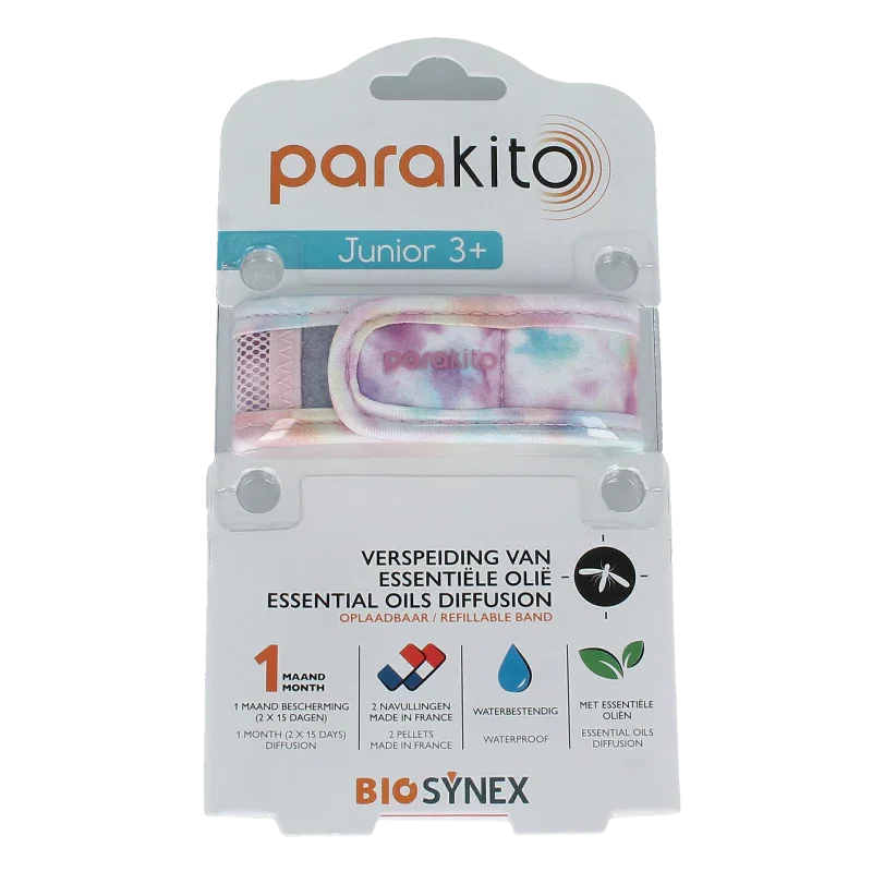Parakito Anti mug armband junior tie dye 1 Stuks